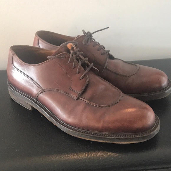 Brown leather shoes size 10.5 - Picture 1 of 6